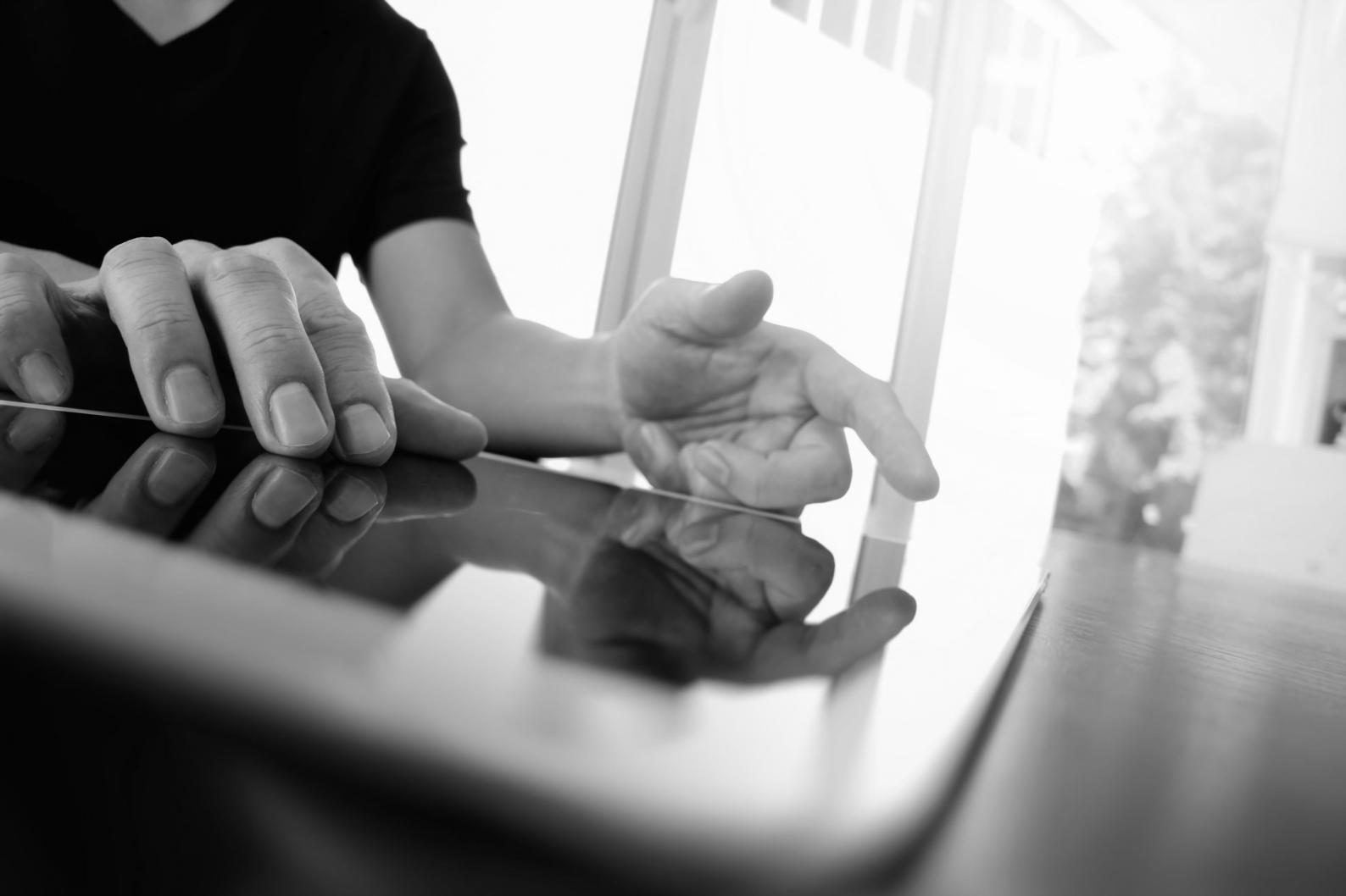 Financial planning workspace with budget documents and calculator